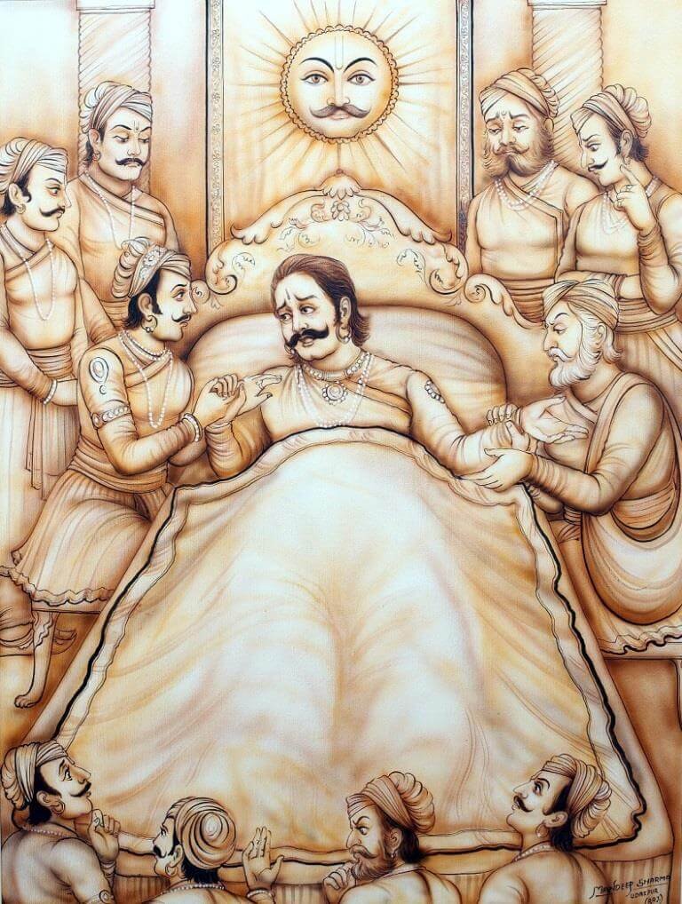 Maharana Pratap Photos — 30-Death-of-Maharana-Pratap
